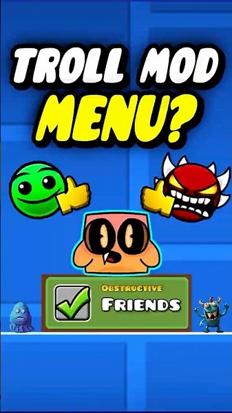These Troll Mods Are Brutal! #geometrydash