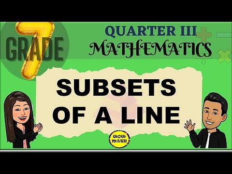 SUBSETS OF A LINE || GRADE 7 MATHEMATICS Q3