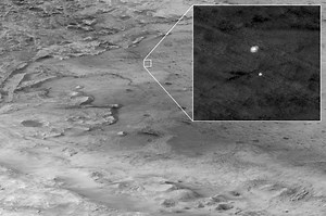 Video of NASA's rover landing on Mars in Feb. 2021
