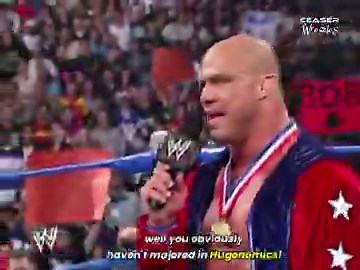 - Kurt with coldest diss lines on John Cena- “I may SUCK, but you just BLOW!”- Referee with insane beatboxing- Kurt dancing & vibing with the beats- Commentary team laughing their ass off- Big Show outta nowhere: “WELLLLLLL!”This segment was so freakin’ PEAK. 🔥😭