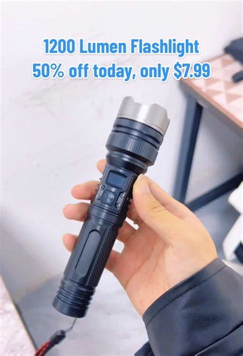 Power and strength in one package 📦💪 #outdoorflashlight #fyp #zoomflashlight #tiktokshop #safetylights #flashlight #tiktokshopjumpstartsale