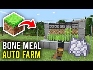 How To Make Automatic Bone Meal Farm In Minecraft - Full Guide