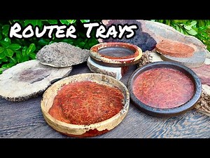 No Waste Router Trays & Bowls: Tips, Tricks, Jigs, & More