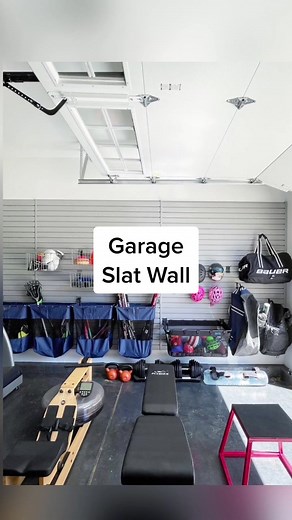 Garage Slat Wall for Ultimate Organization | Home Storage Ideas