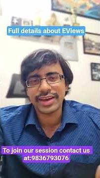 Full Details About EViews: Master Econometrics Easily! #EViews #Econometrics #DataAnalysis