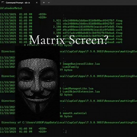Matrix screen effect tutorial