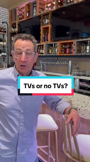 To TV or not to TV? Should you include a TV in your restaurant concept?