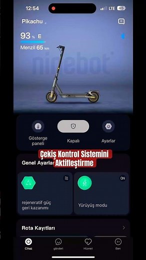 Segway Ninebot Max G2 TCS (Çekiş Kontrol Sistemi) aktifleştirme yöntemi #segway #xiaomi #kickscooter