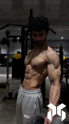 The Wolverine Physique 🐺 | Beast Mode Activated Hardcore Biceps Curl #shorts