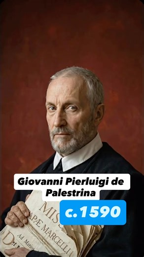 Bringing History To Life on Instagram: "Giovanni Pierluigi da Palestrina (c. 1525 – 2 February 1594) was one of the most influential composers of the Italian Renaissance, known especially for shaping the sound of sacred music during a period of major religious and cultural change. Born in the town of Palestrina near Rome, he rose to prominence as maestro di cappella at several major churches, including St. Peter’s Basilica, where he helped define the musical direction of the Catholic Church at t