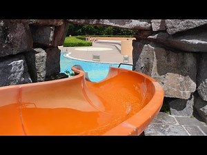 orangene Riesenrutsche | Badepark Wörth