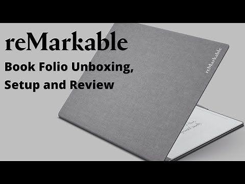 How to Install the reMarkable 2 Book Folio (2021 Grey Folio Unboxing + Review!)