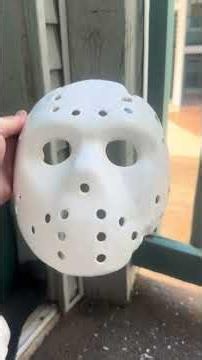 Jason X mask tutorial #jasonvoorhees #shorts #crafts #masks #fridaythe13th #tutorial #jasonx
