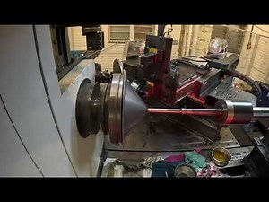 Conical Part Spinning with a CNC Metal Spinning Machine with Hydraulic Cylinders