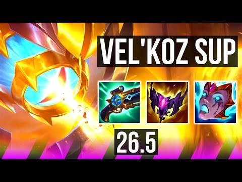 VEL'KOZ & Cassiopeia vs KARMA & Ezreal (SUP) | 82K damage, 8k gold comeback | EUW Master | 26.5