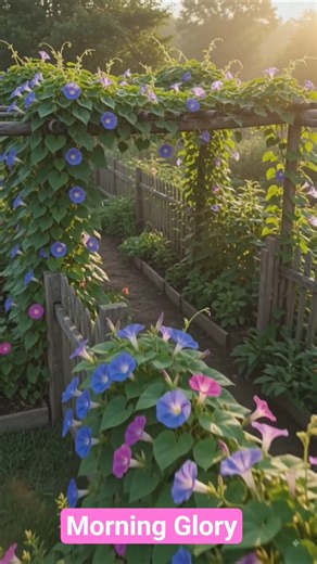 Meet the beautifi Morning Glory Flower Growth Journey | #flowers #nature #garden #trending