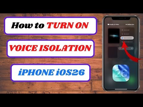 How to Use Voice Isolation on iPhone iOS 26 | iPhone iOS 26 Voice Isolation Tips