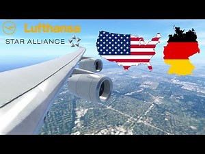 Infinite Flight GLOBAL: Frankfurt (FRA) to New York (JFK) | TIMELAPSE | Lufthansa | Boeing 747-8i