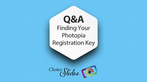 Q&A Finding Your Photopia Registration Key