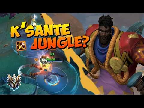 WILD RIFT K'SANTE JUNGLE - DOES IT WORK??