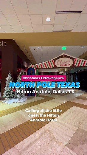 The Hilton Anatole Dallas is the Texas North Pole designed for children who still believe! 🚂❄️ From the North Pole Village, Alpine Village and Toyland, enjoy all the activations for all ages until December 24th. Find out more info here: https://bit.ly/3iXjS9d 📽️ by New To Dallas Guide | Visit Dallas
