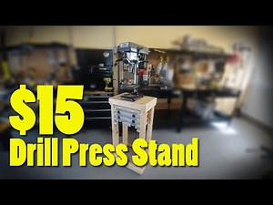 Drill Press Stand | Homemade DIY Stand for Benchtop Drill-Press