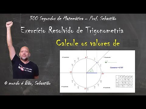 TRIGONOMETRY - RATIOS IN THE CIRCUMFERENCE - Exercise 14 - Calculate the Cosine Values