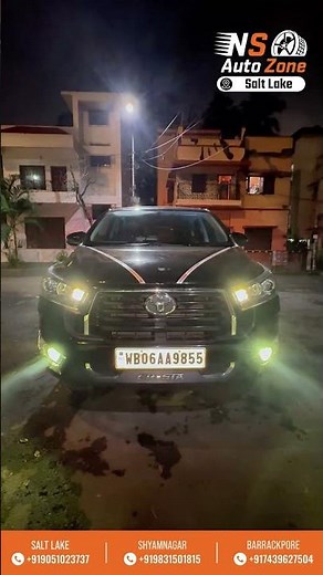 Toyota Crysta Lighting Upgrade | LED Headlights & Fog Lights Installation | NS Auto Zone #shorts