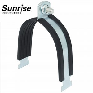 [Hot Item] Pipe Clamp Wall Mount Pipe Clamp with Rubber
