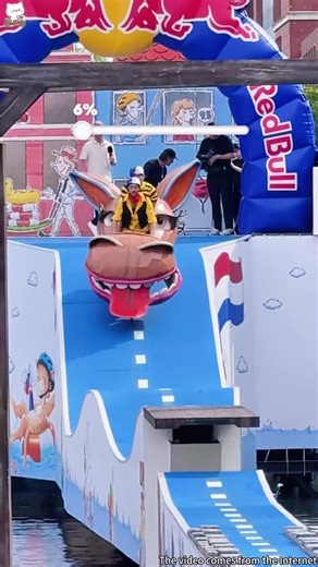 Will any team reach the finish line?Watch till the end!There's definitely a surprise for you!🥇🥇🥇#redbull#giverviiinger#energidrik#redbulljernhest