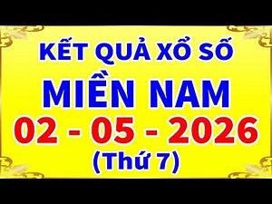 Kết quả xổ số miền nam hôm nay thứ 7 ngày 2/5/2026 (XSHCM, xs Long An, xs Bình Phước, xs Hậu Giang)