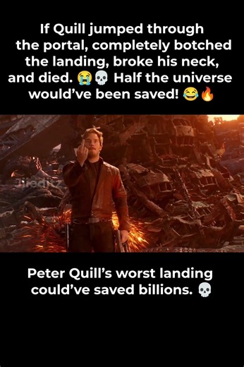 What If Quill Just Died From the Landing?! 😭💀 #marvelfans #mcuedit #marvel #marvelstudios #mcufacts