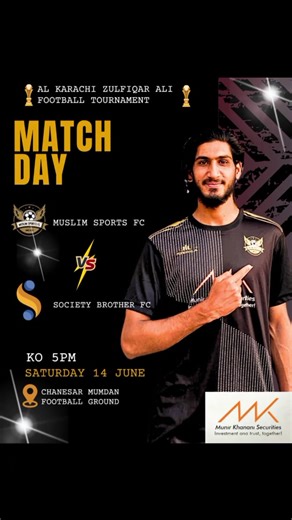 Muslim sports football club DFE East Sponsored by : Munir khanani securities investment and trust, together; Group Of Companies https://www.facebook.com/munirkhananisec?mibextid=rS40aB7S9Ucbxw6v