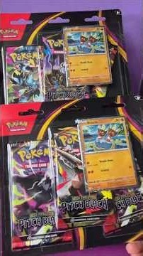 Pitch Black 3-Pack Blister Unboxing! 🖤 #pokemontcg #pitchblack #packopening