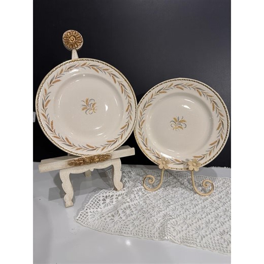 World War II Era Pair – Homer Laughlin Eggshell Georgian Plates, Made in USA 43 - Etsy