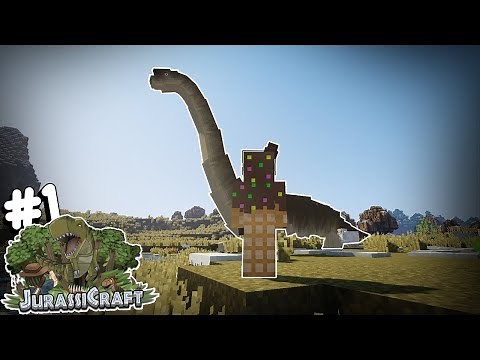 JURASSICRAFT // DÉCOUVERTE DES SCP DINOSAURE ?! #1 - Minecraft
