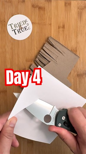 Edge Retention Testing: Manix 2 204P #triedandtrueedc #testing #spydercoknives #knifecommunity