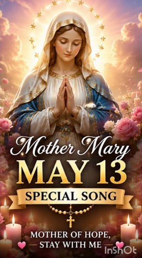 🌹 Mother Mary May 13 Special Song 🌹“Mother of Hope, Stay With Me”
