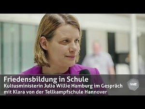 Friedensbildung in Schule – Kultusministerin Julia Willie Hamburg im Gespräch | Werkstatt Zukunft