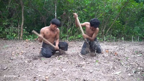 Watch these primitives push through 90 days of fatigue to finish a safe underground home