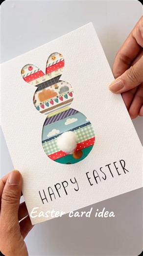 Gayatri chouhan on Instagram: "Diy Easter Card #eastercrafts #easter #easterdecor #easterbunny #eastereggs #happyeaster #easterfun #eastersunday #easterbasket #eastercraftsforkids #easterdecoration #eastergifts #handmade #crafts #easterdecorations #kidscrafts #easterweekend #eastercraft #handmadeeaster #easterdiy #easteregg #spring #diy #springcrafts #craft #springdecor #easterart #love"
