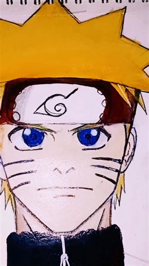 Naruto Drawing #drawing #animedrawings #naruto #goku #art