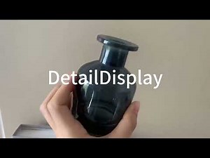 Black diffuser glass bottles