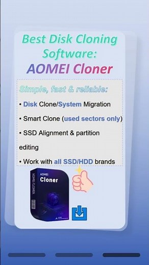 How to Clone Hard Drive Windows 11 | Fast & Easy SSD Upgrade 🚀#windows11 #clone #hdd #ssd #aomei