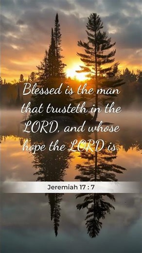 Jeremiah 17:7 (KJV) | Bible Verse for Strength and Stability