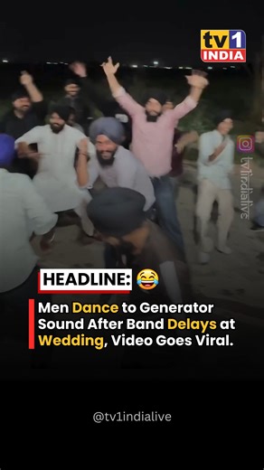 195K views · 20K reactions | Men Dance to Generator Sound After Band Delays at Wedding !! . . #wedding #band #dance | Tvone India Live | Facebook