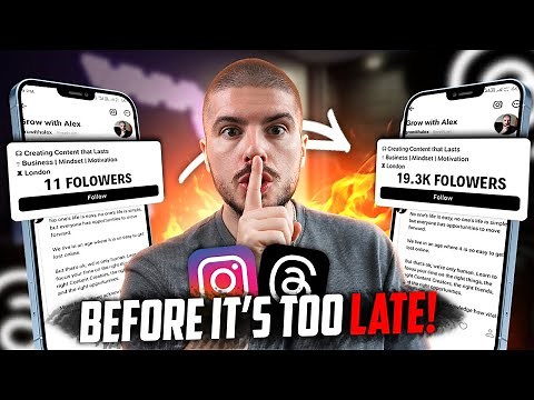 How To Grow A Threads Account In 10 Minutes (For Beginners)