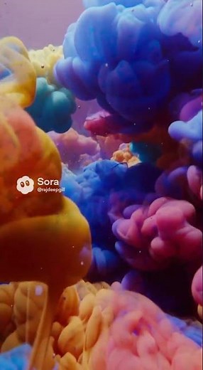 Flying Through Giant Paint Clouds 🎨☁️