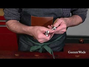 Using the 2-Sided Carbide Sharpener | Garrett Wade