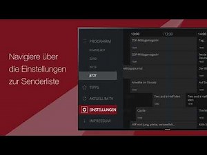 Senderliste Samsung Smart TV: Nicht benötigte Sender ausblenden
